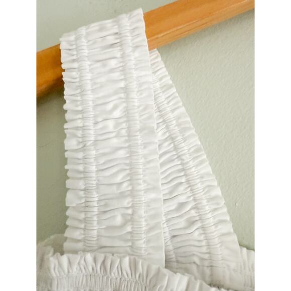 Madewell | NWT Poplin Smocked Tank in White | Sz XS - Picture 4 of 10